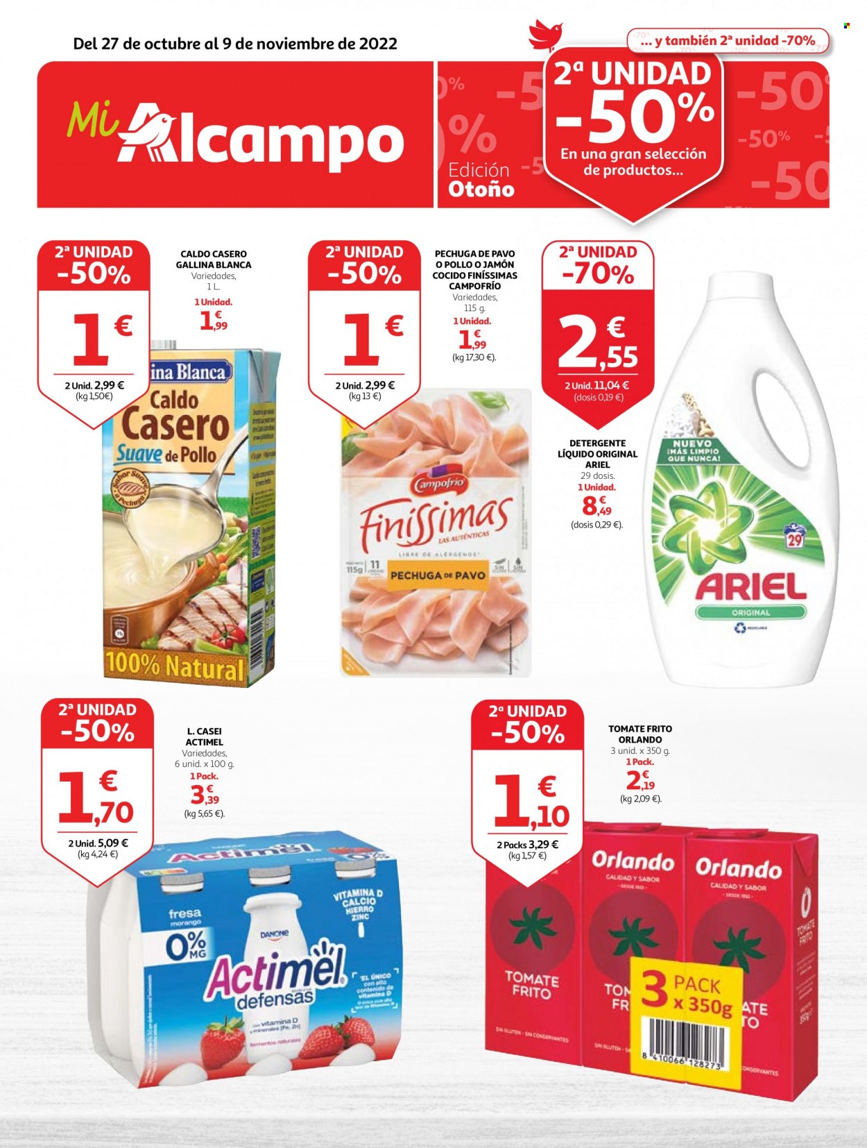 Folleto Alcampo - 27/10/22 - 09/11/22. Página 1