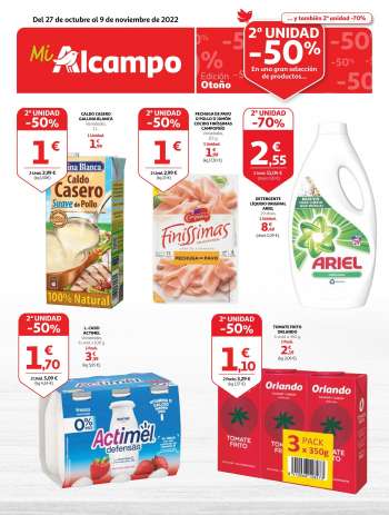 Folleto actual Alcampo - 27/10/22 - 09/11/22.