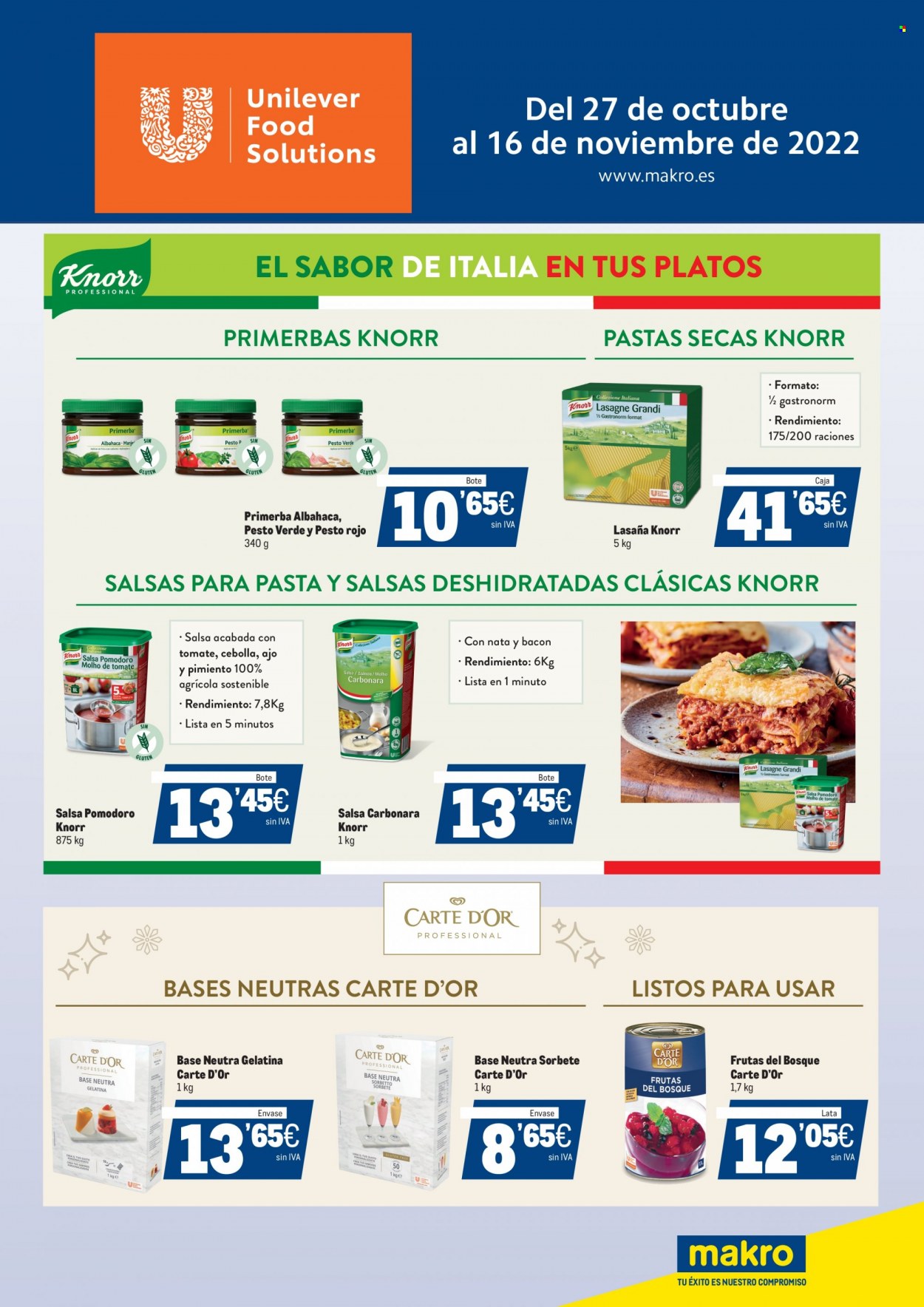 Folleto Makro - 27/10/22 - 16/11/22. Página 1