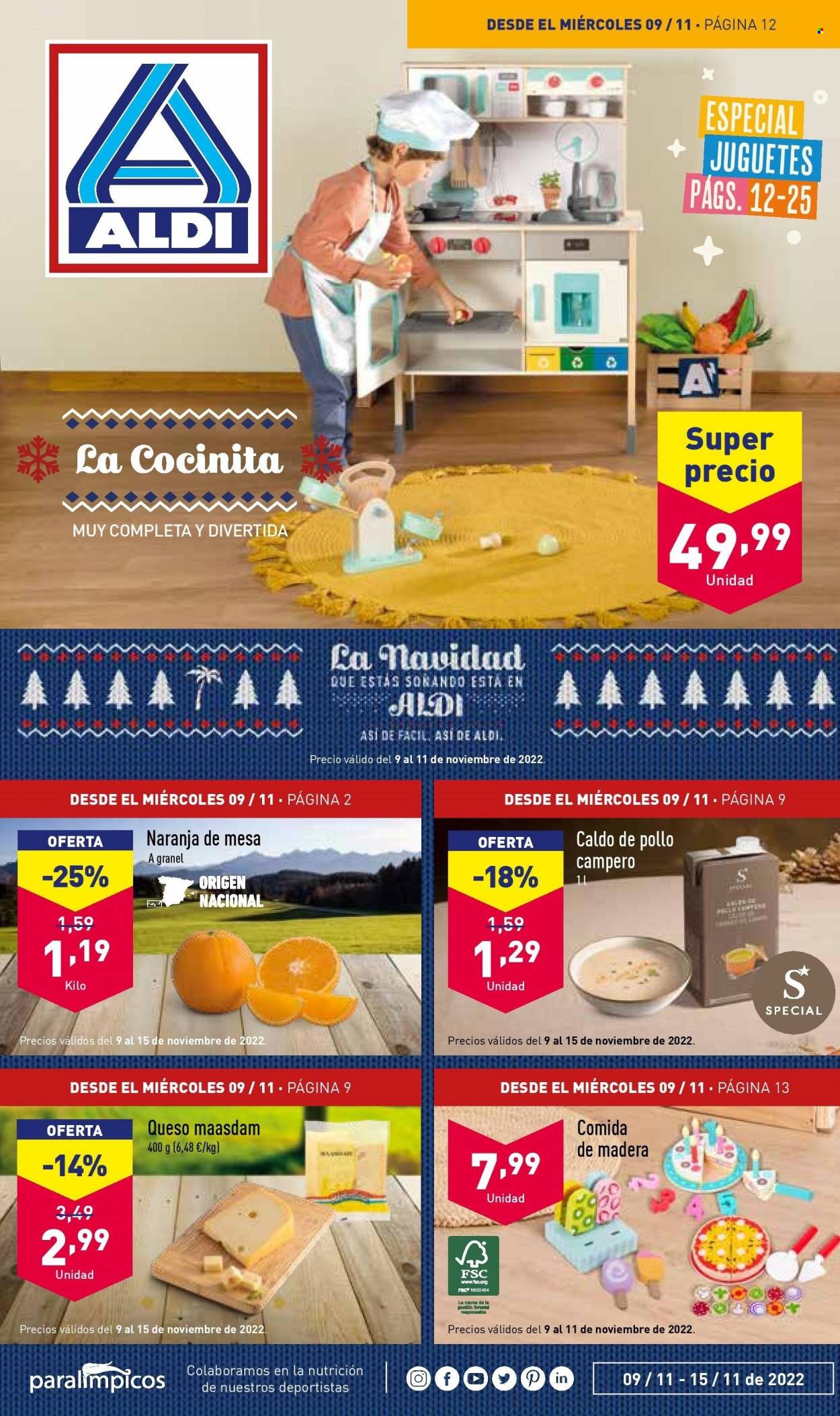 Folleto Aldi - 09/11/22 - 15/11/22. Página 1