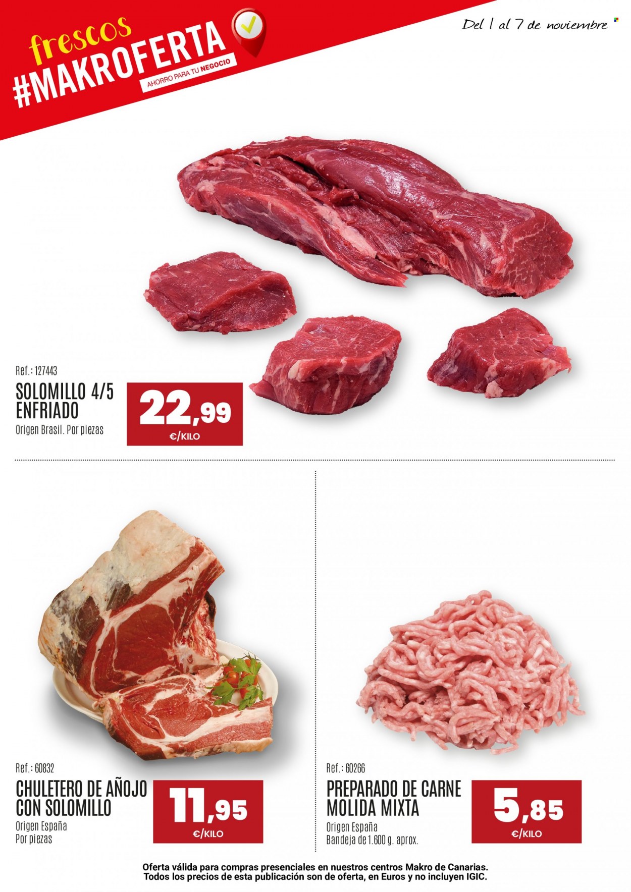 Folleto Makro - 01/11/22 - 07/11/22. Página 1