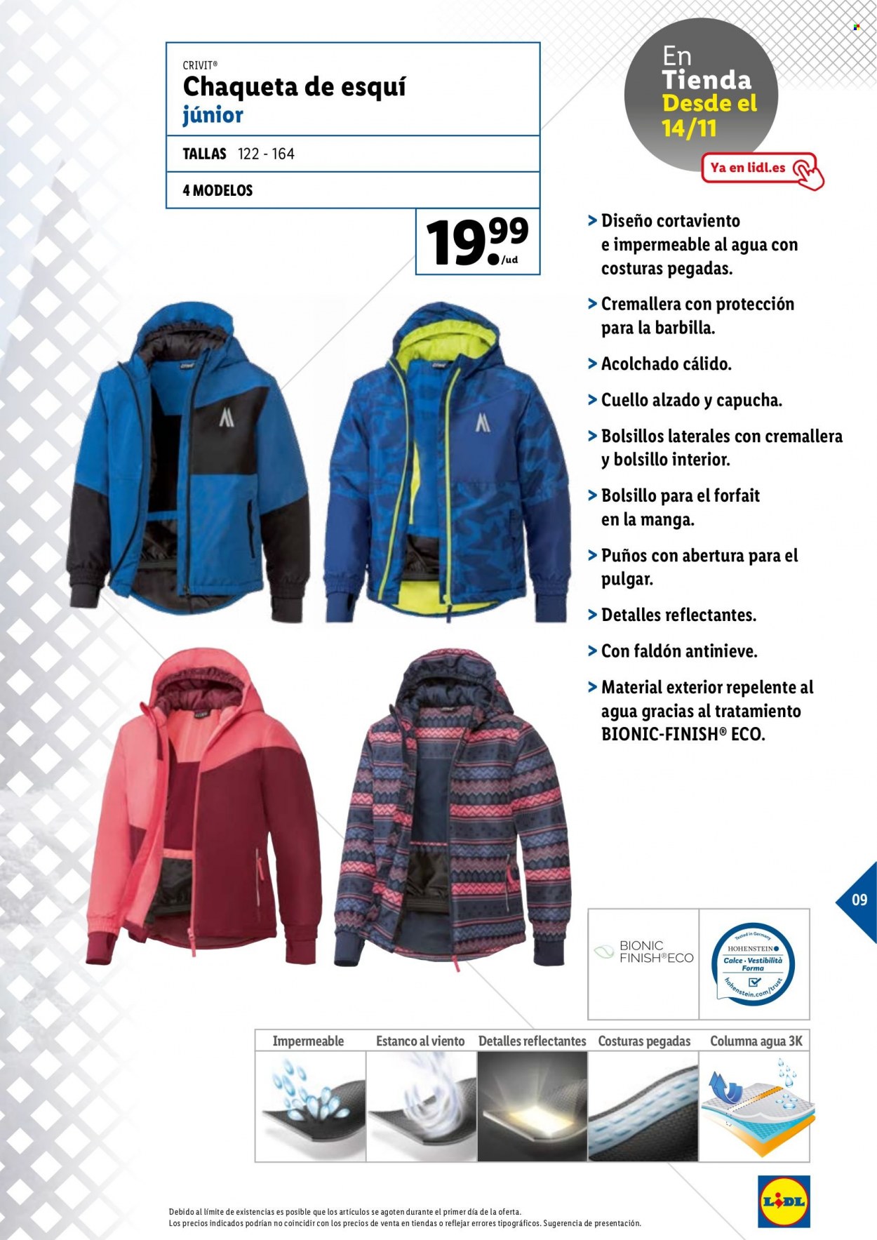 Folleto Lidl. Página 9
