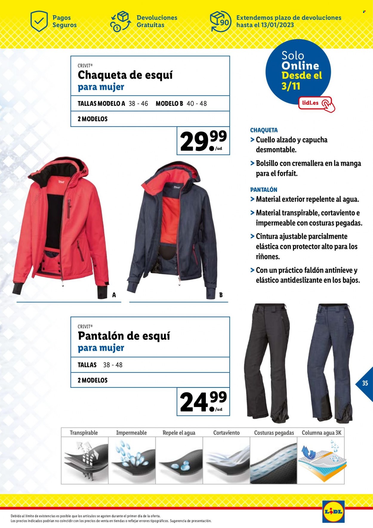 Folleto Lidl. Página 35