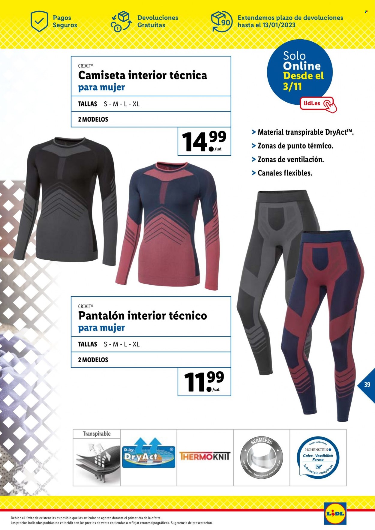 Folleto Lidl. Página 39