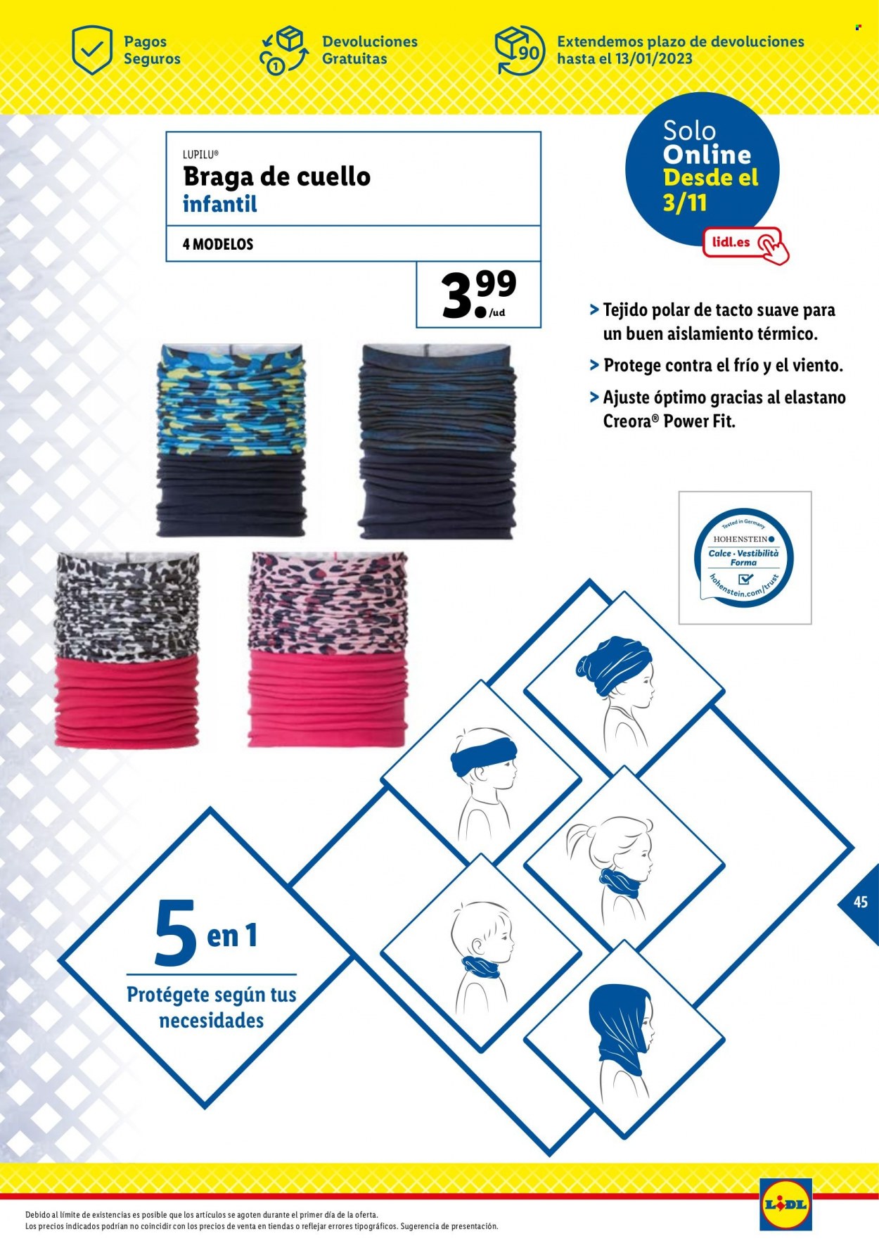 Folleto Lidl. Página 45