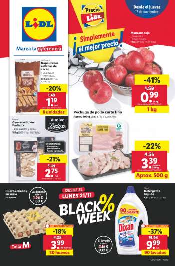Folleto actual Lidl - 17/11/22 - 23/11/22.