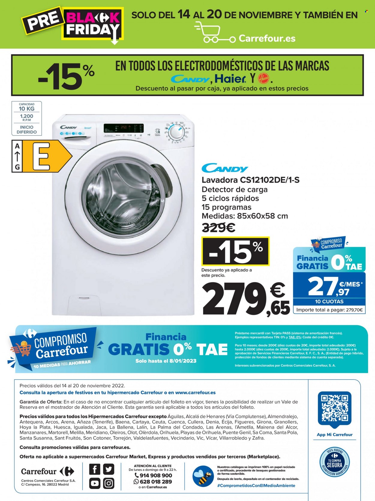 Folleto Carrefour - 14/11/22 - 20/11/22. Página 12