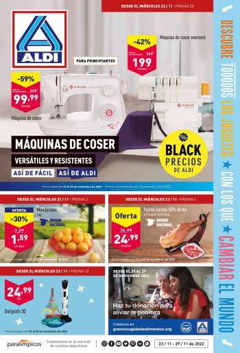 Folleto actual Aldi - 23/11/22 - 29/11/22.