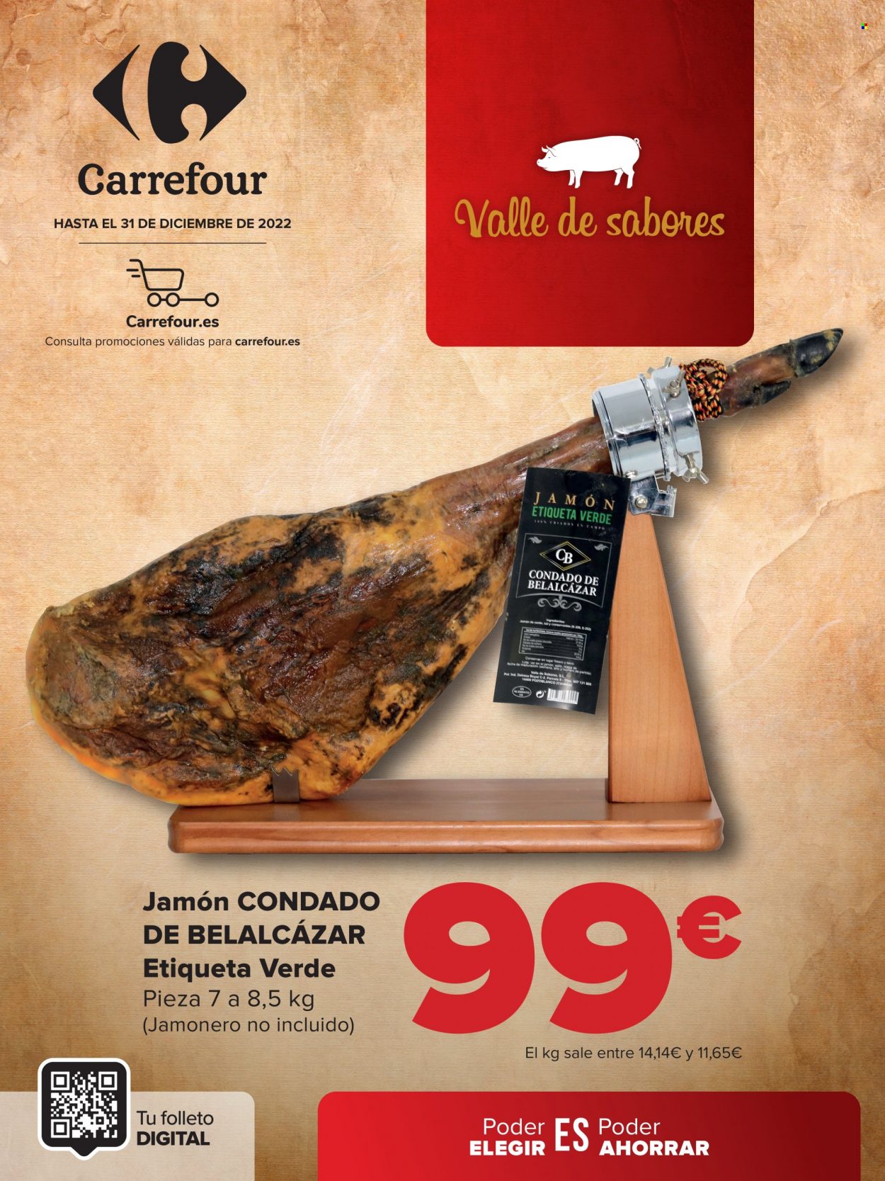 Folleto Carrefour - 18/11/22 - 31/12/22. Página 1
