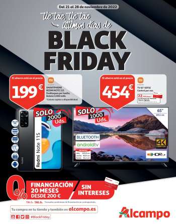 Folleto actual Alcampo - 21/11/22 - 28/11/22.