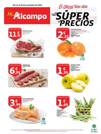 Folleto actual Alcampo - 21/11/22 - 28/11/22.