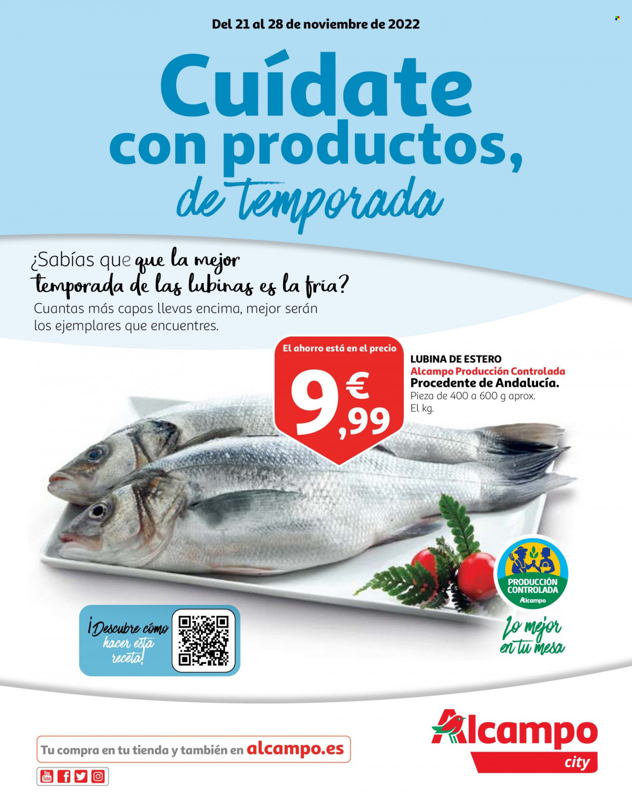 Folleto Alcampo - 21/11/22 - 28/11/22. Página 1