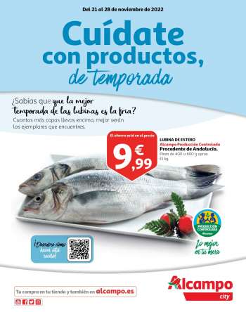 Folleto actual Alcampo - 21/11/22 - 28/11/22.