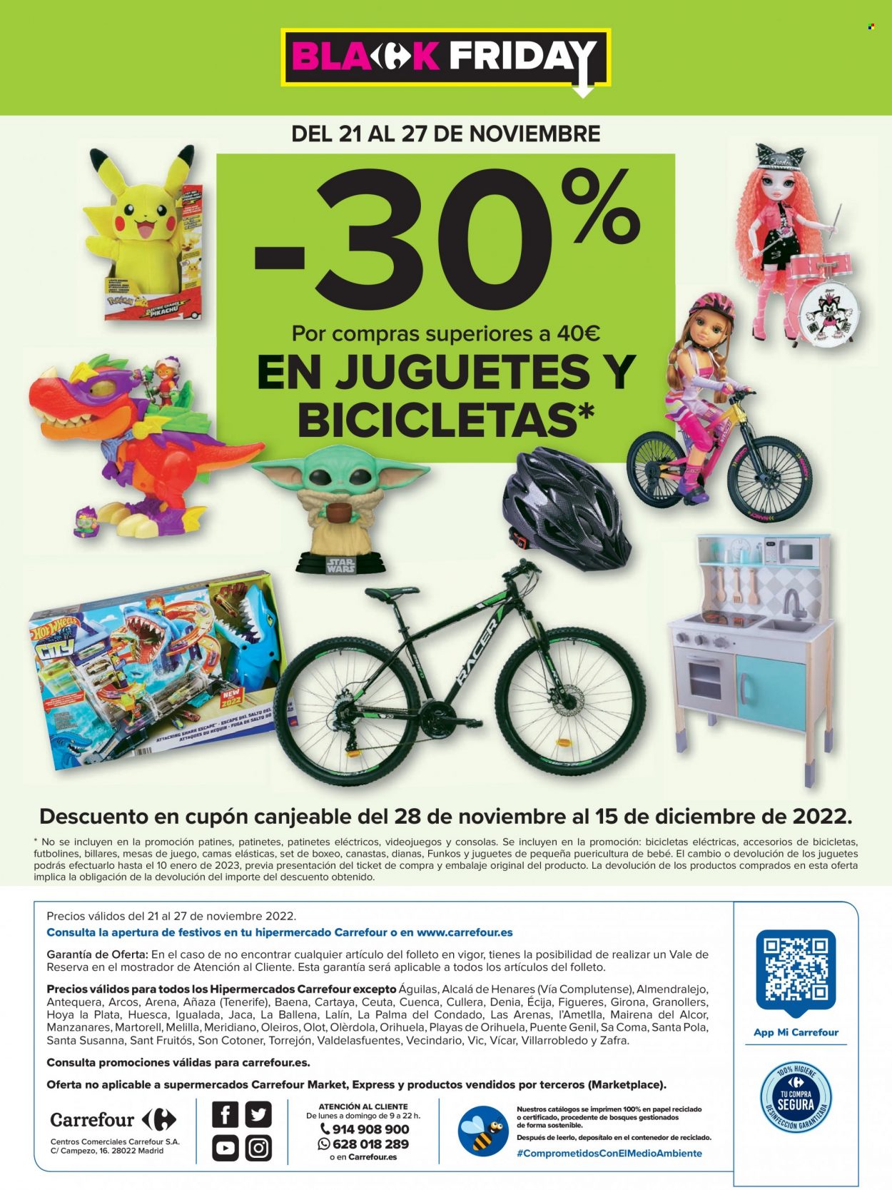 Folleto Carrefour - 21/11/22 - 27/11/22. Página 30
