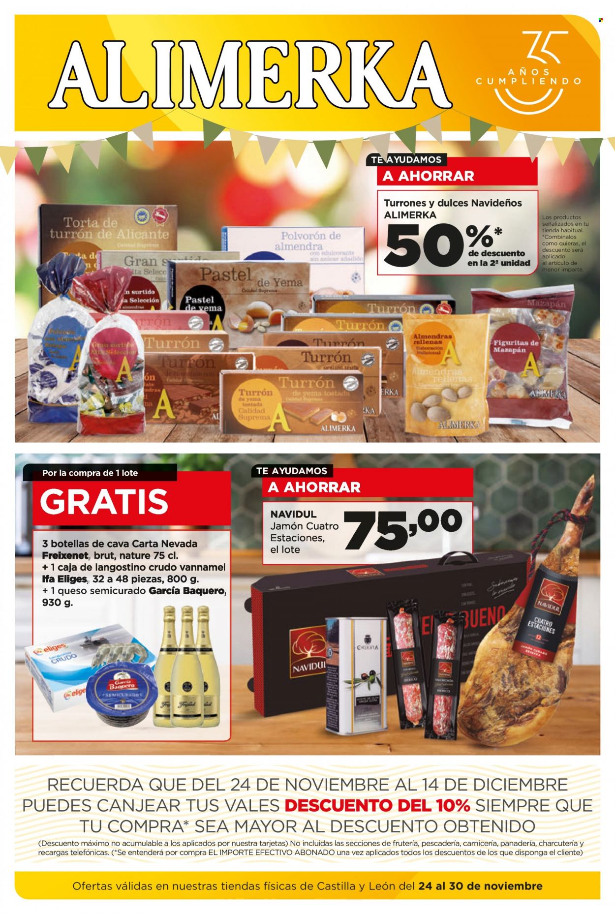Folleto Alimerka - 24/11/22 - 30/11/22. Página 1