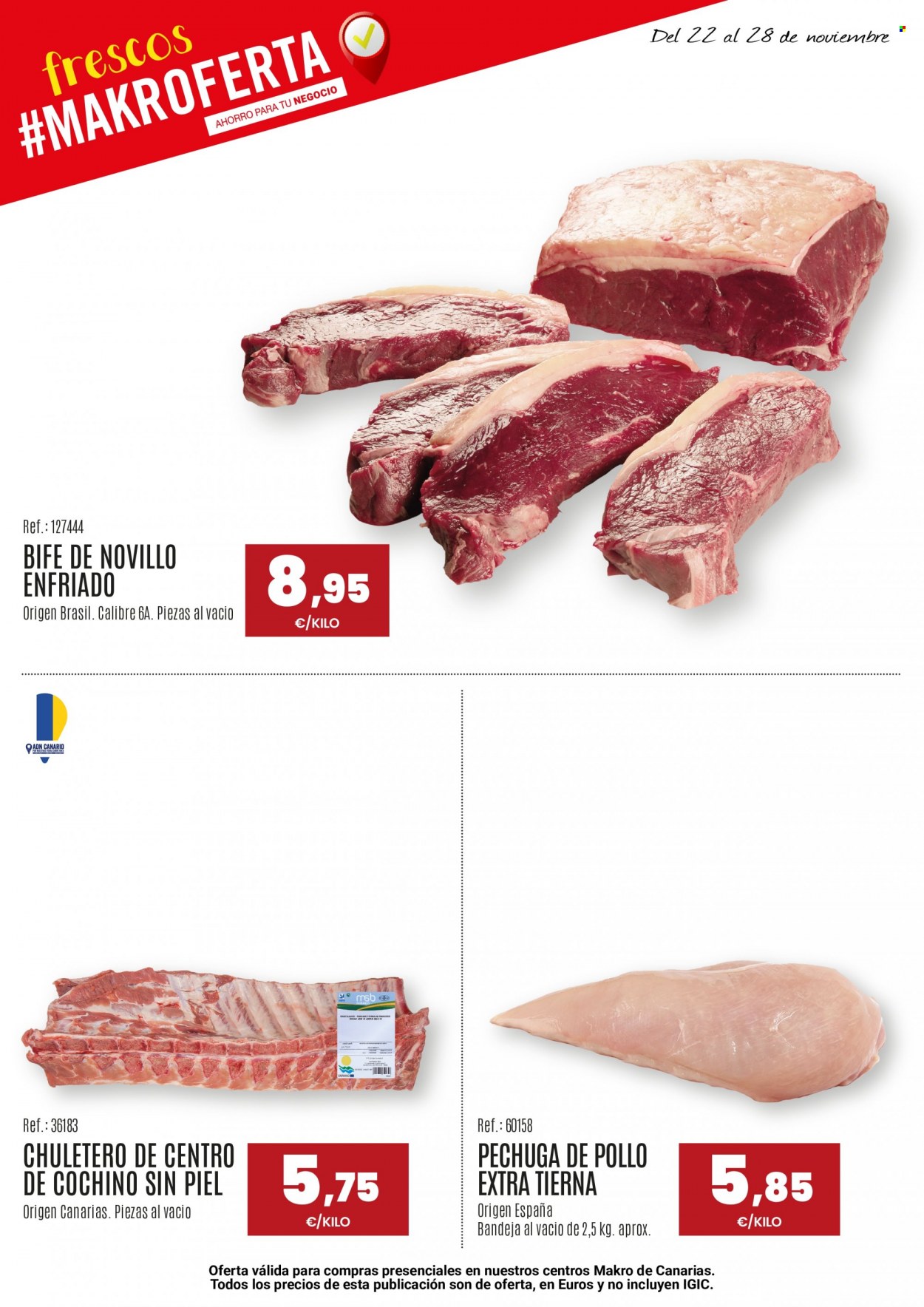 Folleto Makro - 22/11/22 - 28/11/22. Página 1