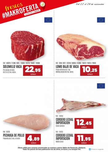 Folleto actual Makro - 22/11/22 - 28/11/22.