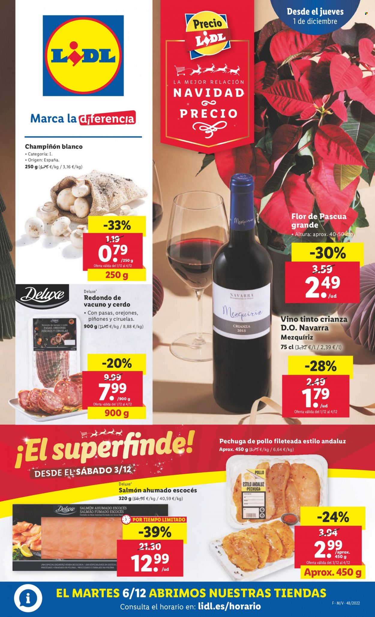 Folleto Lidl - 01/12/22 - 07/12/22. Página 1