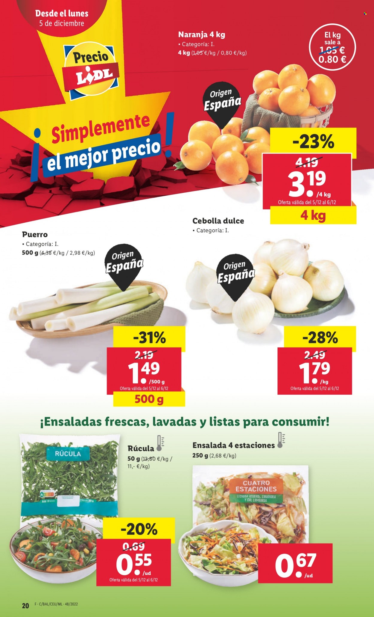 Folleto Lidl - 01/12/22 - 07/12/22. Página 20