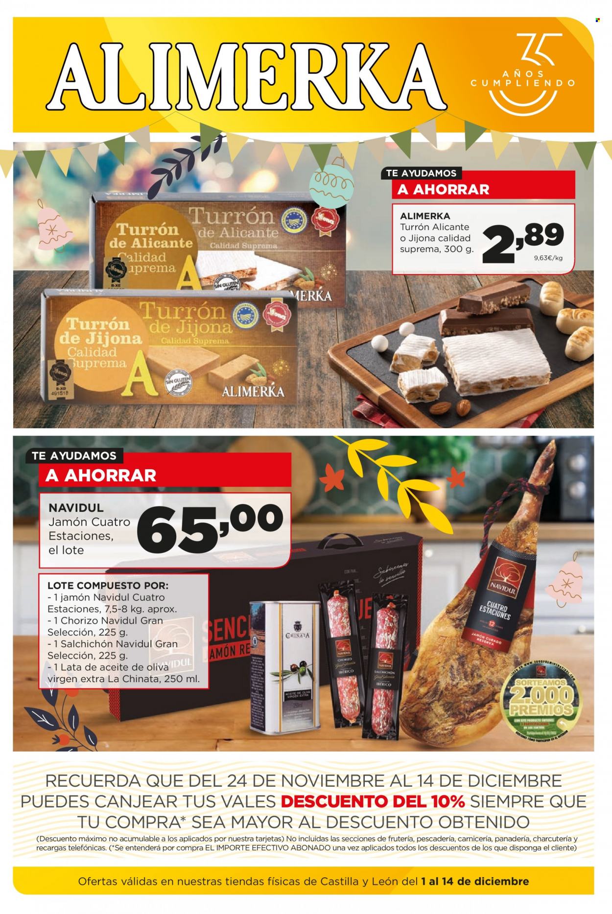 Folleto Alimerka - 01/12/22 - 14/12/22. Página 1