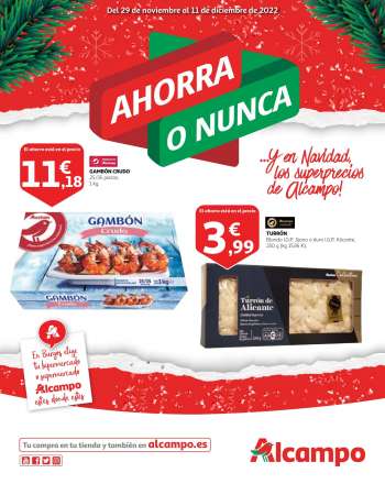 Folleto actual Alcampo - 29/11/22 - 11/12/22.