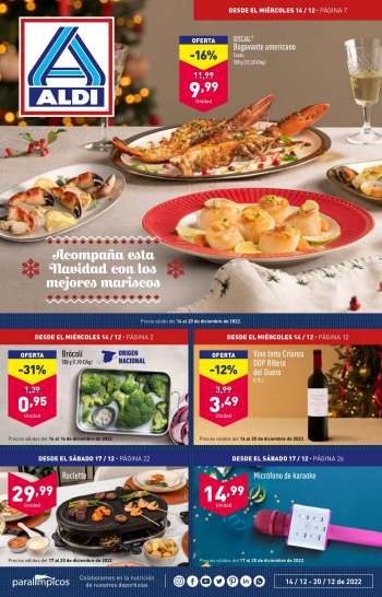 Folleto actual Aldi - 14/12/22 - 20/12/22.