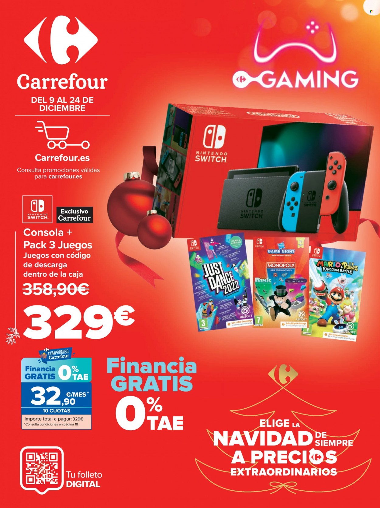 Folleto Carrefour - 09/12/22 - 24/12/22. Página 1