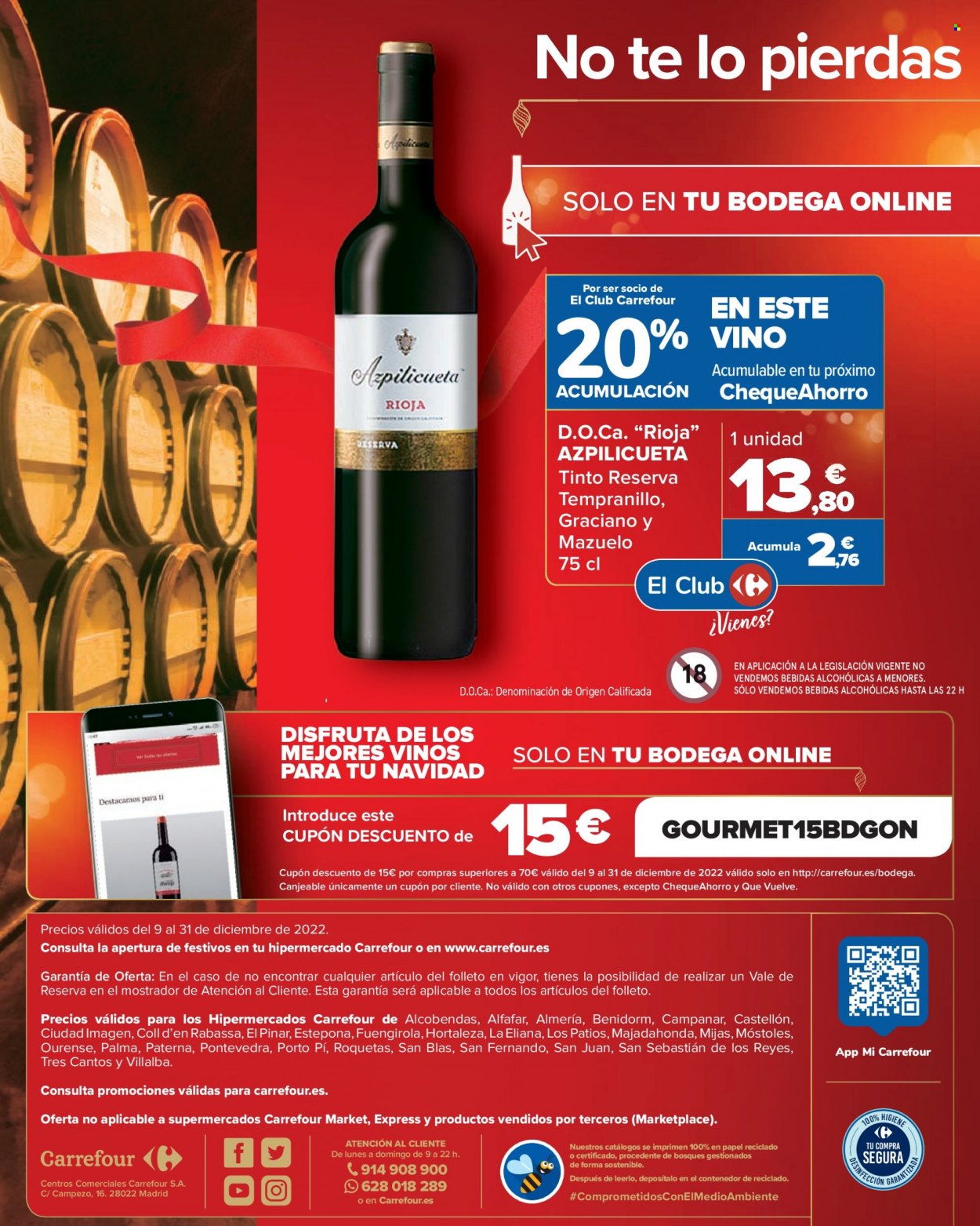 Folleto Carrefour - 09/12/22 - 31/12/22. Página 26