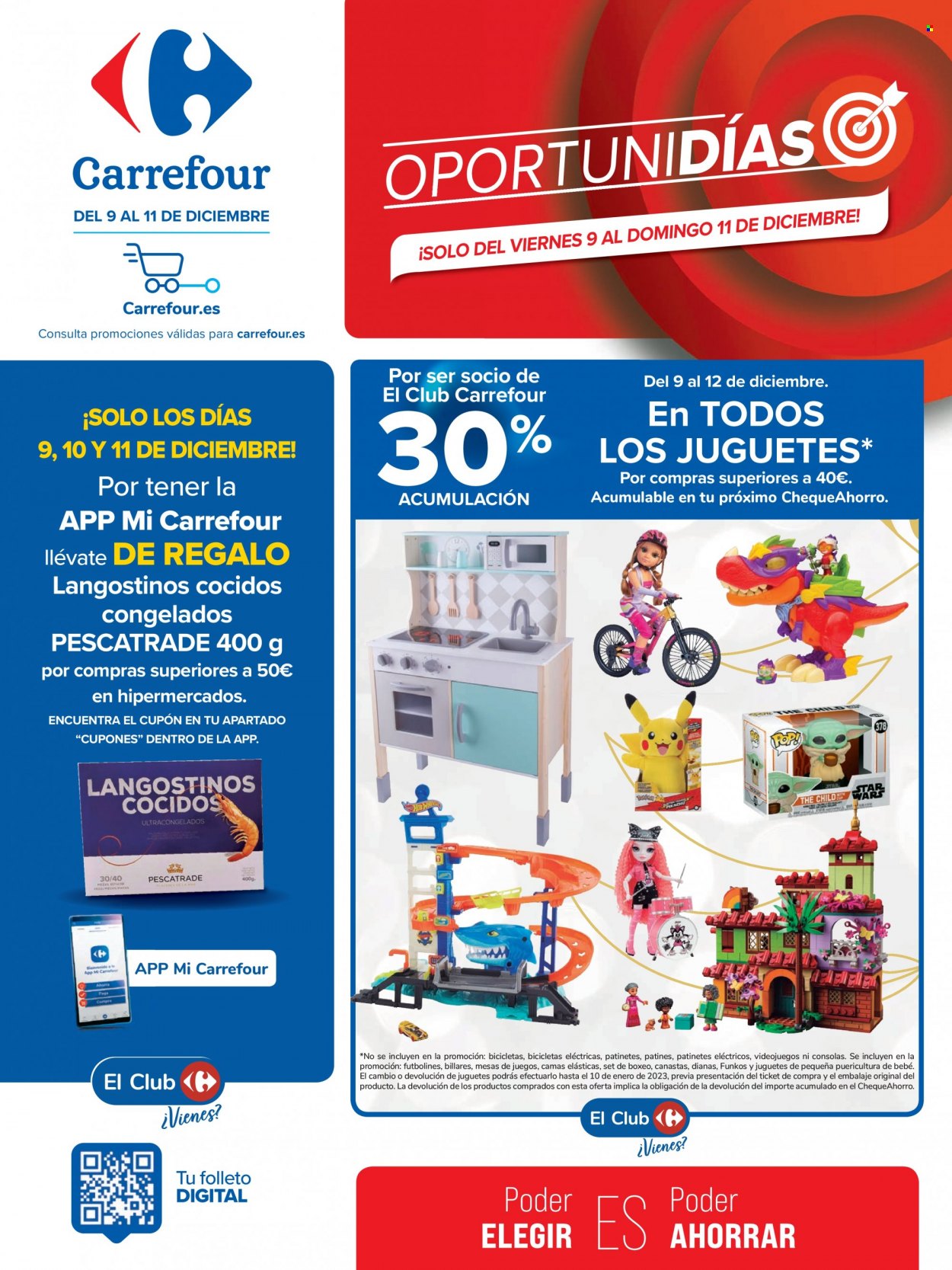 Folleto Carrefour - 09/12/22 - 11/12/22. Página 1
