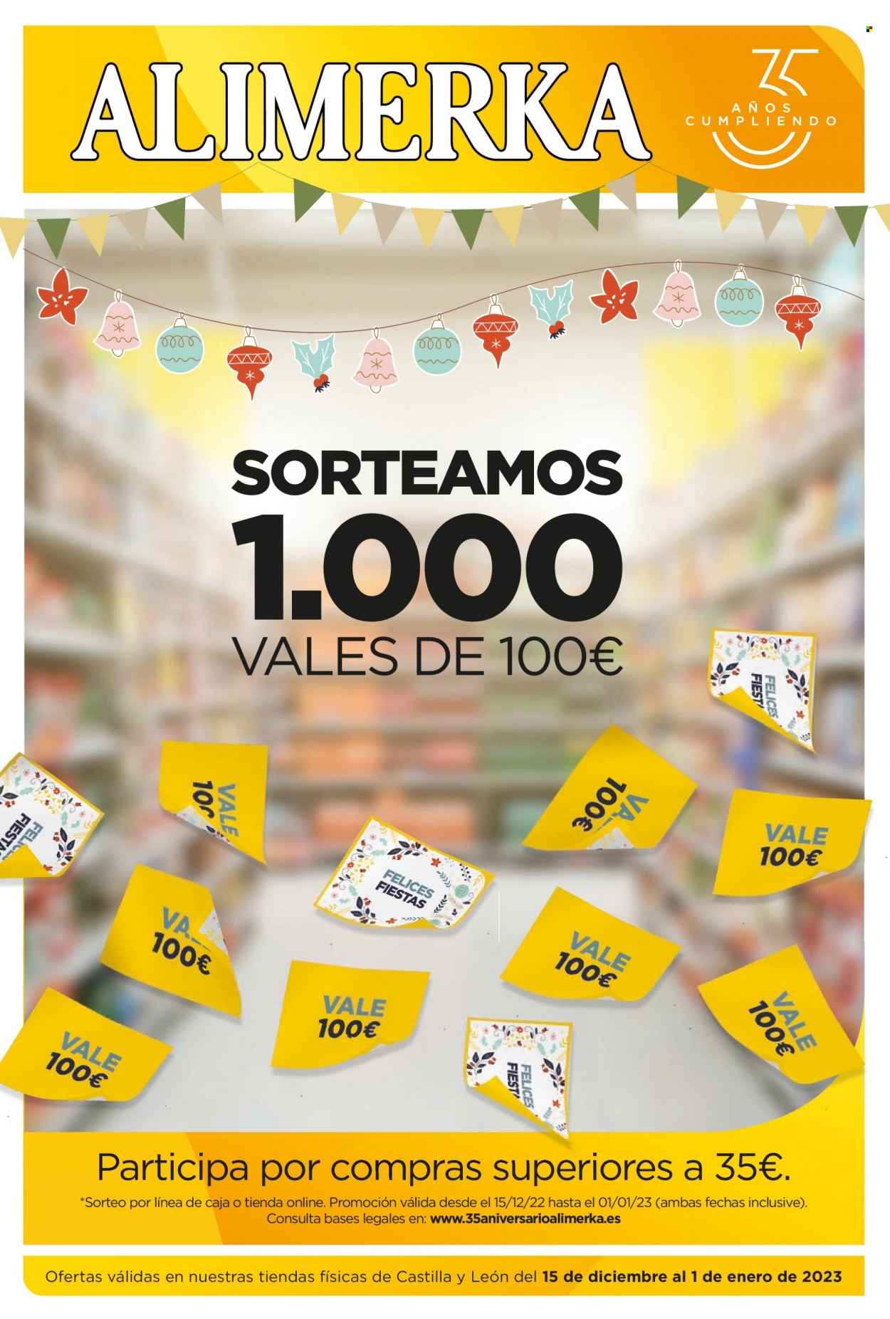 Folleto Alimerka - 15/12/22 - 01/01/23. Página 1