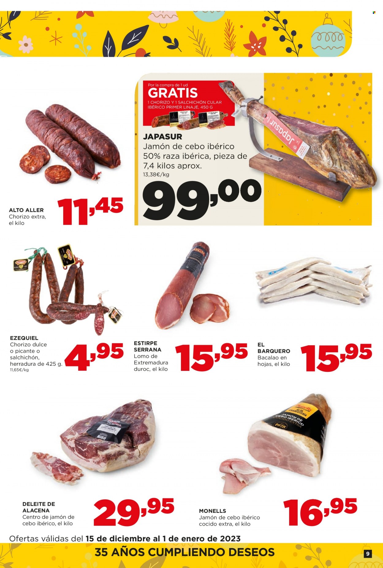 Folleto Alimerka - 15/12/22 - 01/01/23. Página 9