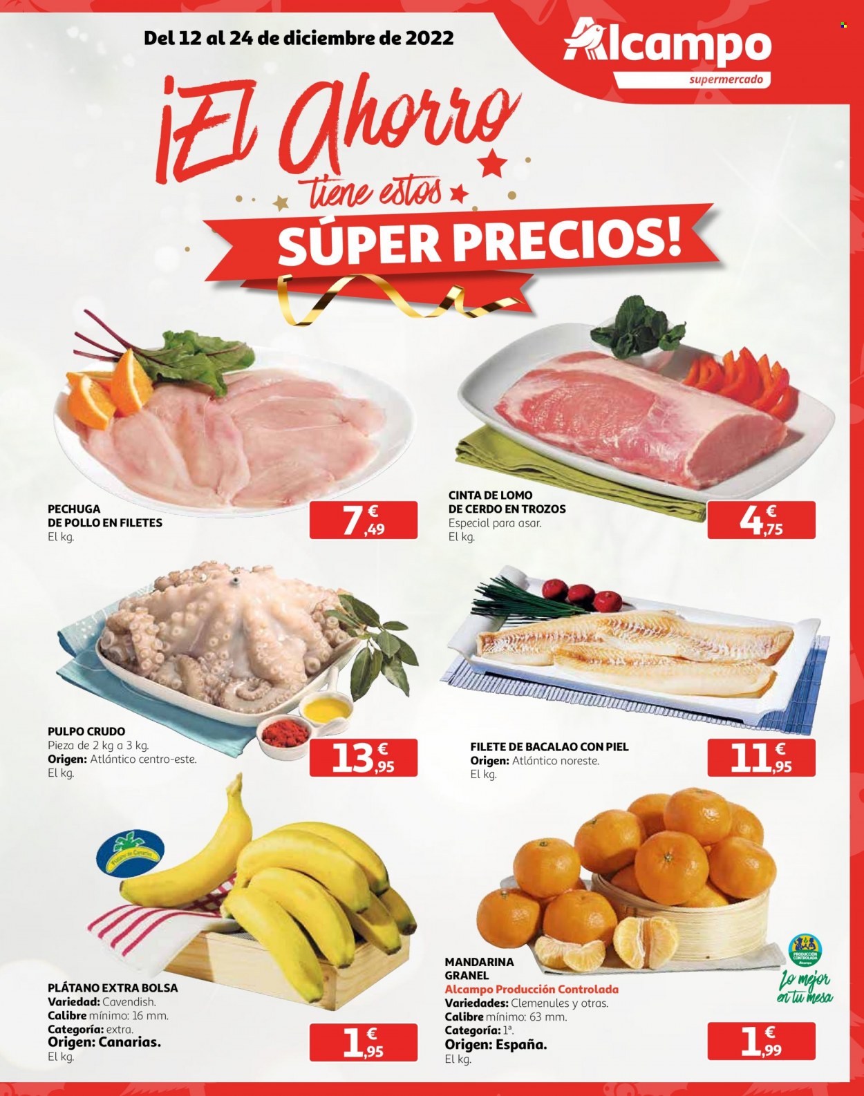Folleto Alcampo - 12/12/22 - 24/12/22. Página 1