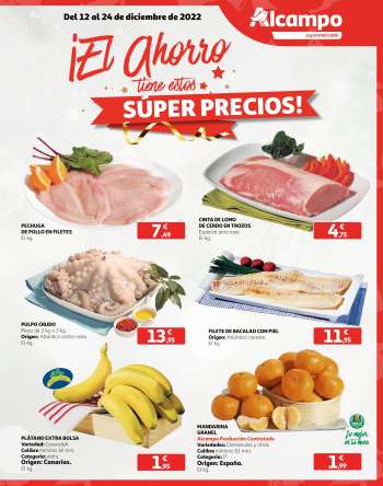 Folleto actual Alcampo - 12/12/22 - 24/12/22.