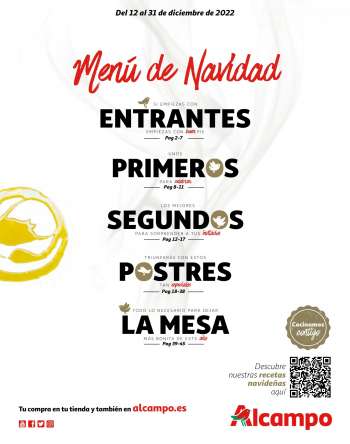 Folleto actual Alcampo - 12/12/22 - 31/12/22.
