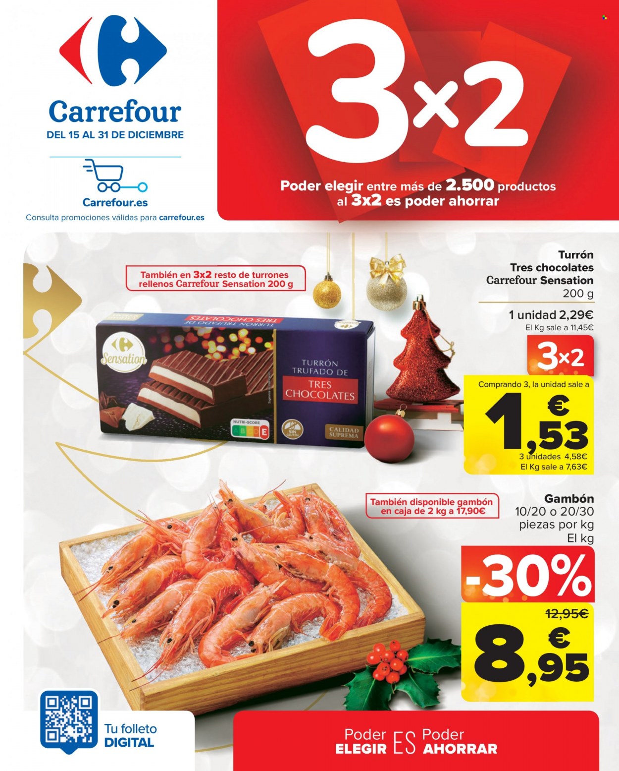 Folleto Carrefour - 15/12/22 - 31/12/22. Página 1