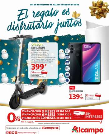 Folleto actual Alcampo - 19/12/22 - 05/01/23.