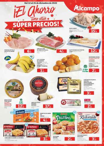 Folleto actual Alcampo - 12/12/22 - 24/12/22.