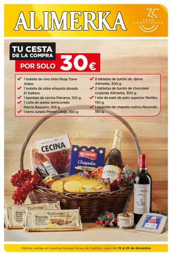 Folleto actual Alimerka - 19/12/22 - 25/12/22.