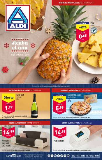 Folleto actual Aldi - 28/12/22 - 03/01/23.