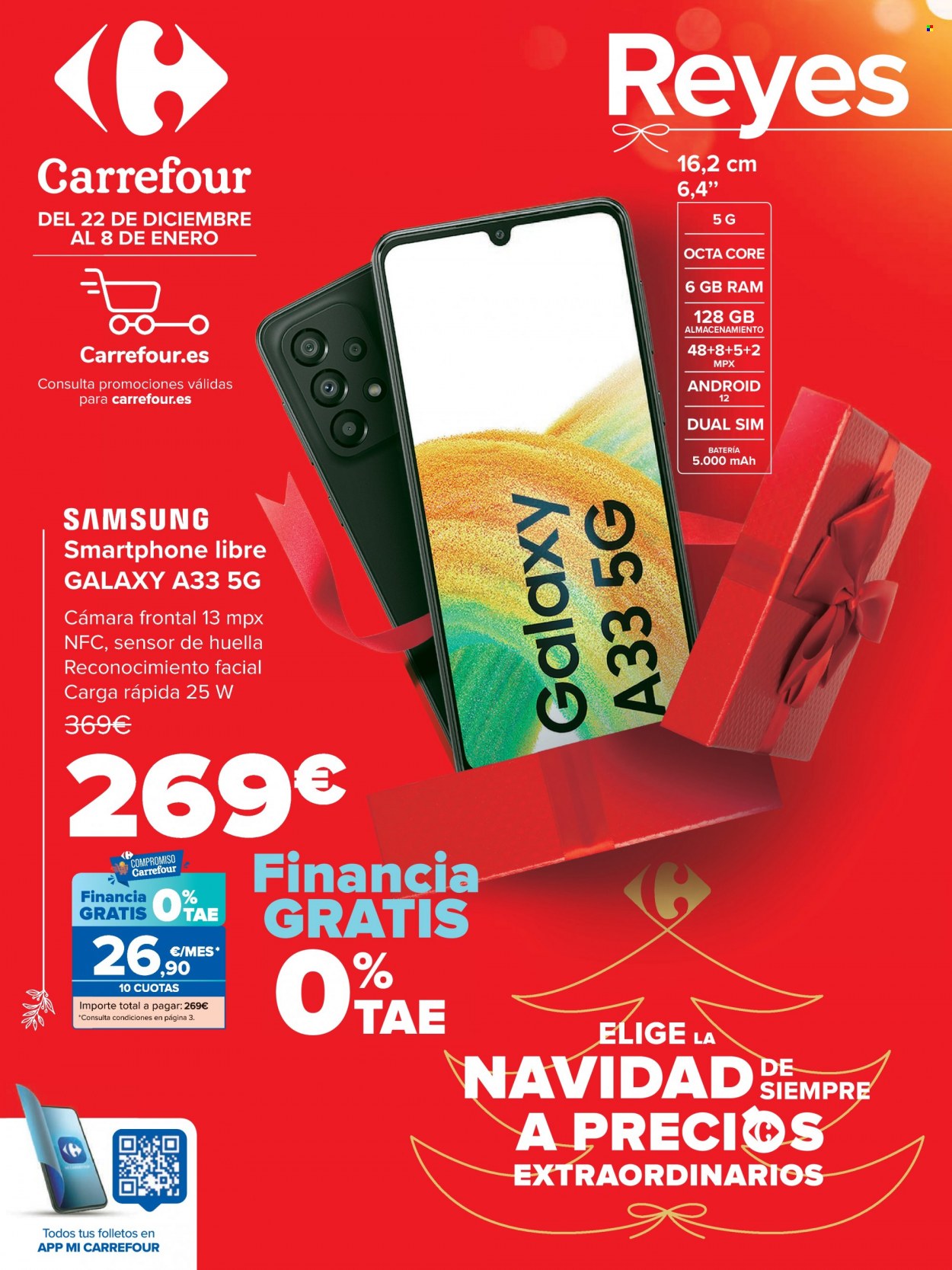 Folleto Carrefour - 22/12/22 - 08/01/23. Página 1
