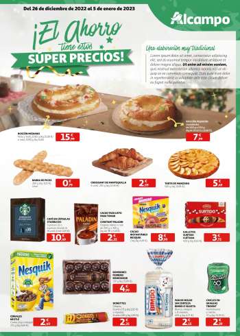 Folleto actual Alcampo - 26/12/22 - 05/01/23.