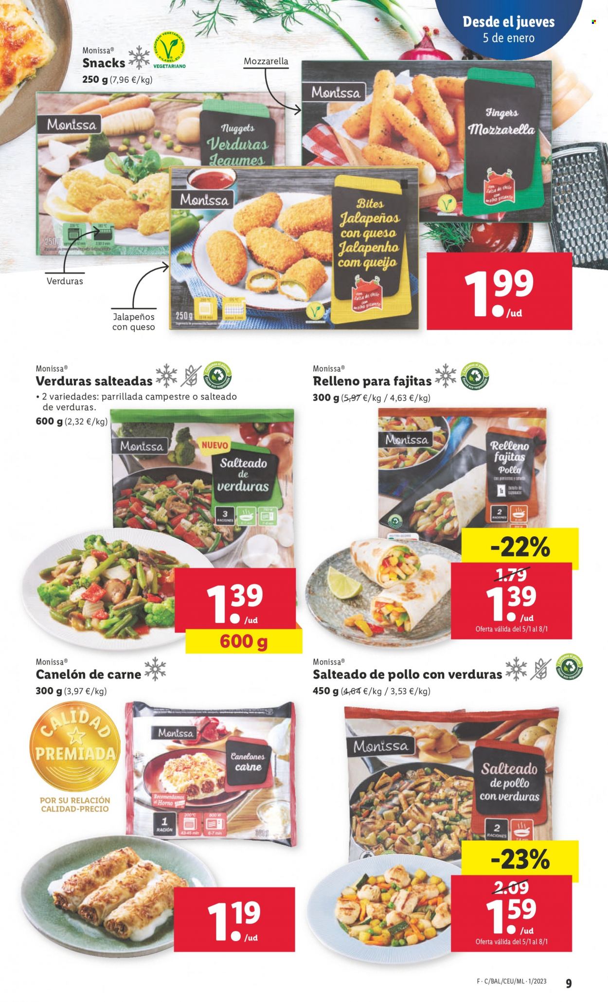Folleto Lidl - 05/01/23 - 11/01/23. Página 9