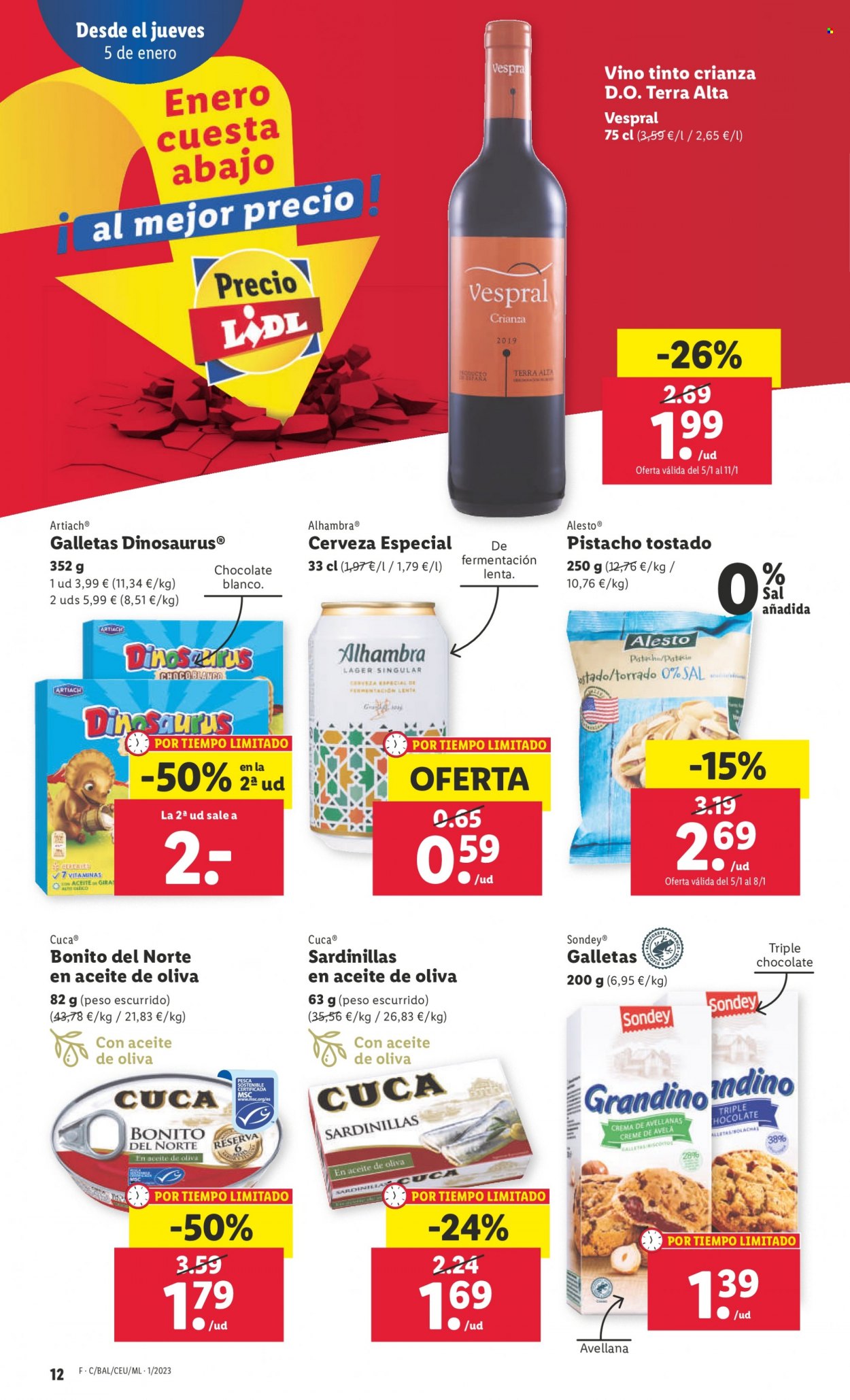 Folleto Lidl - 05/01/23 - 11/01/23. Página 12