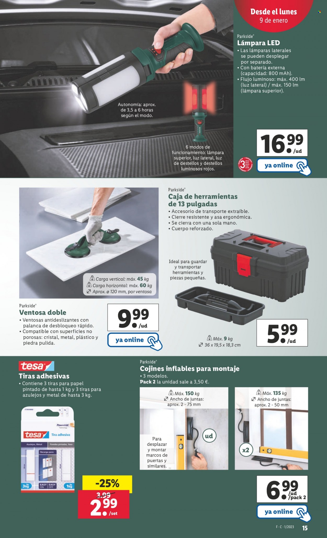 Folleto Lidl - 05/01/23 - 11/01/23. Página 15