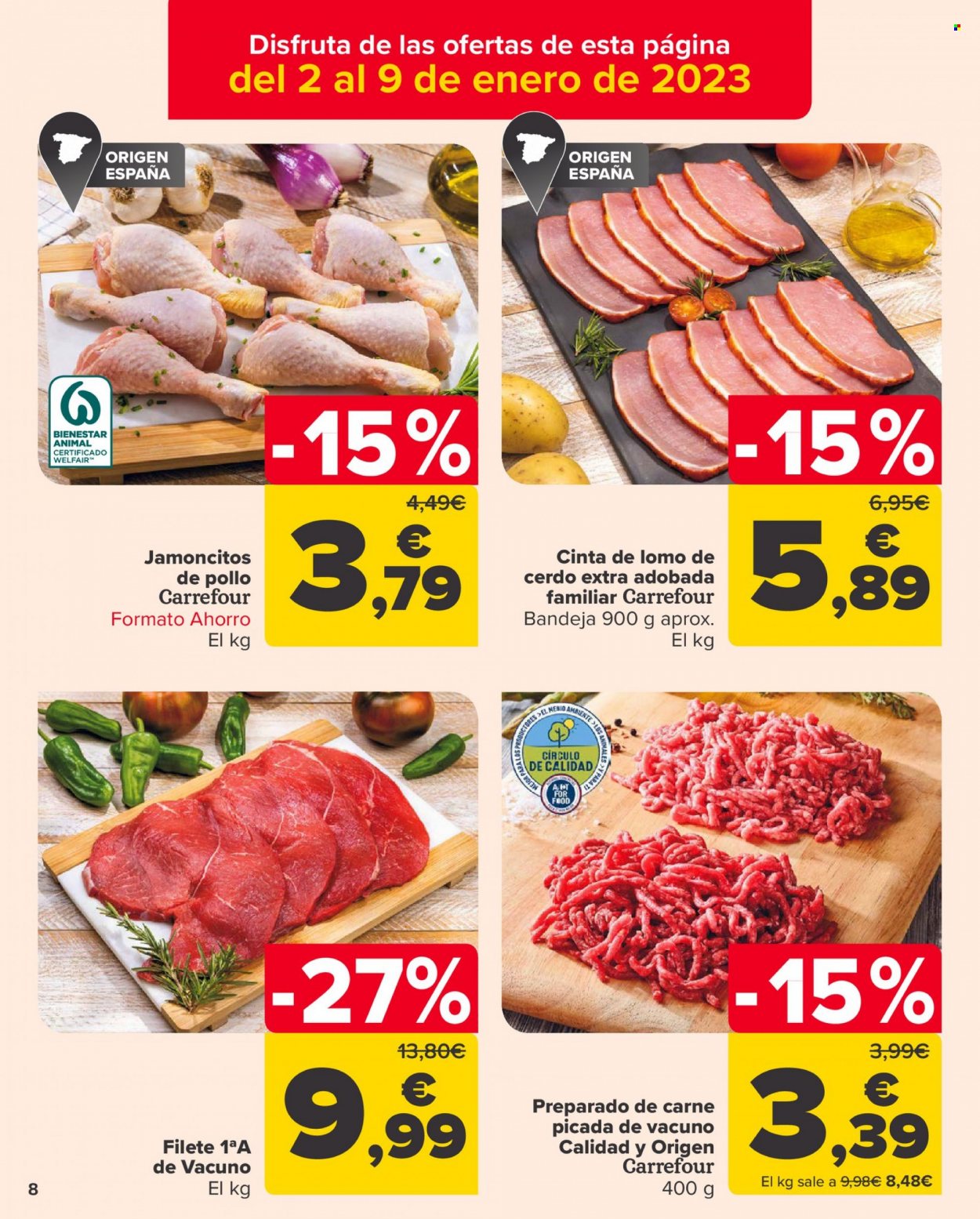 Folleto Carrefour - 02/01/23 - 16/01/23. Página 8