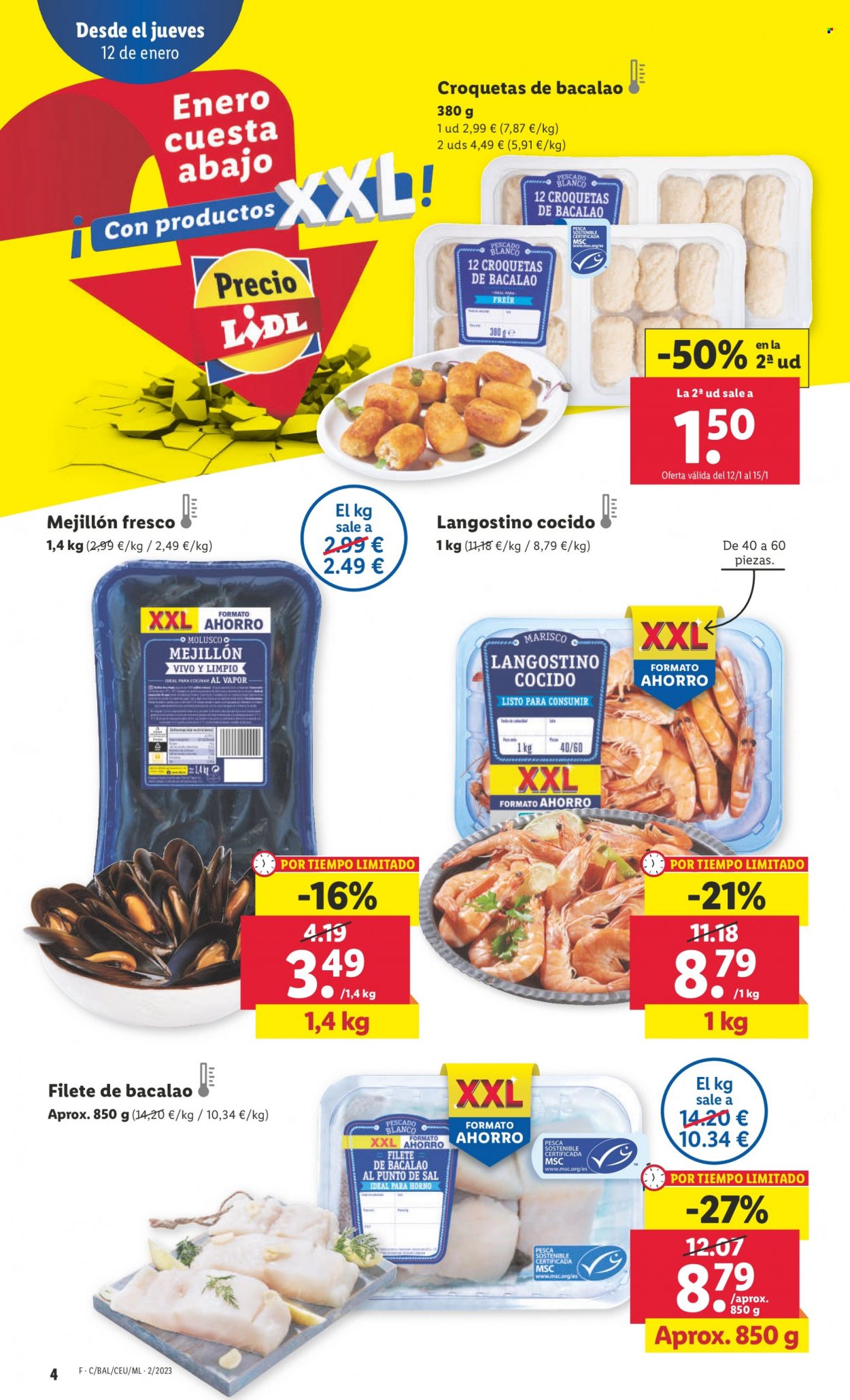 Folleto Lidl - 12/01/23 - 18/01/23. Página 4