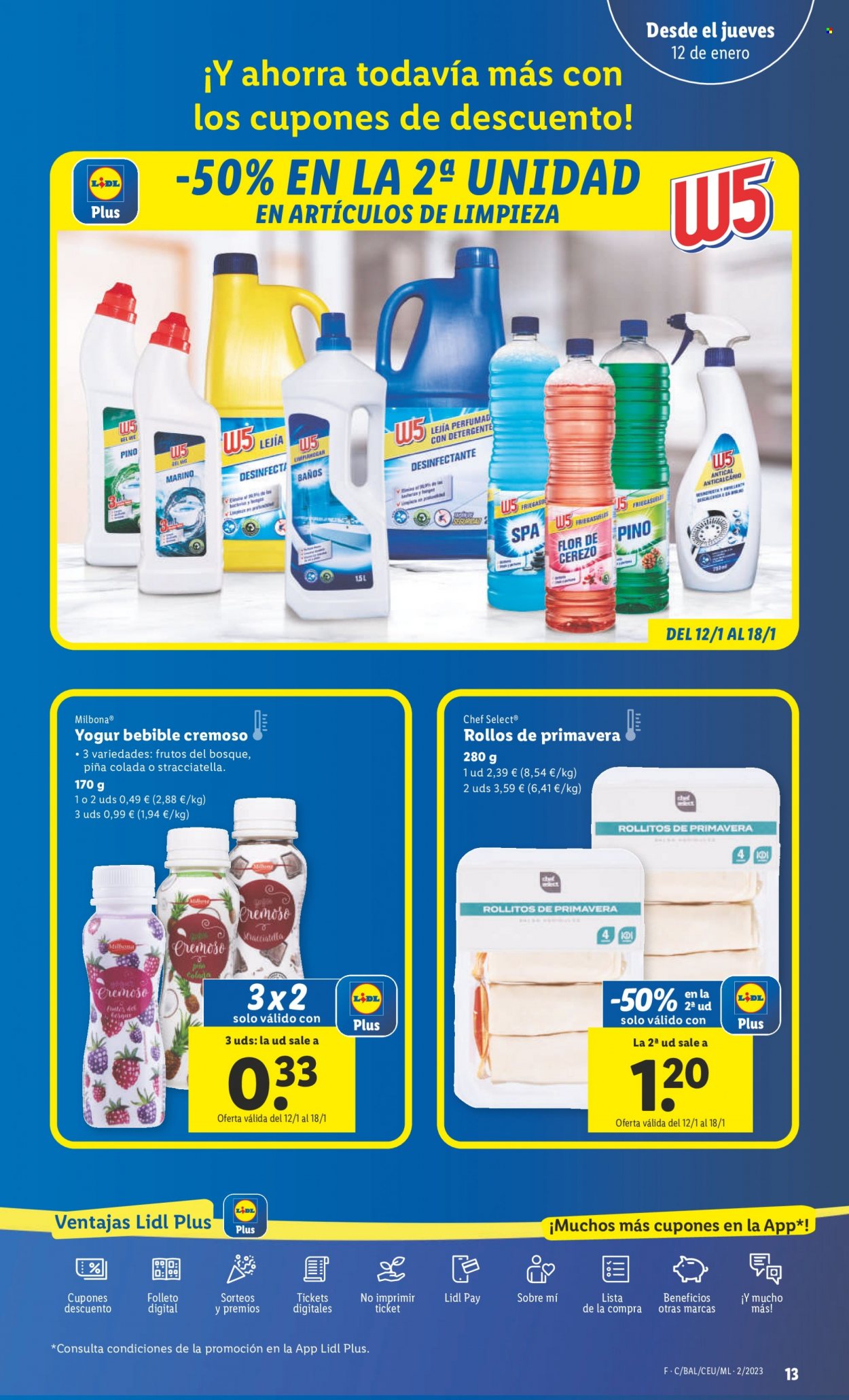 Folleto Lidl - 12/01/23 - 18/01/23. Página 13
