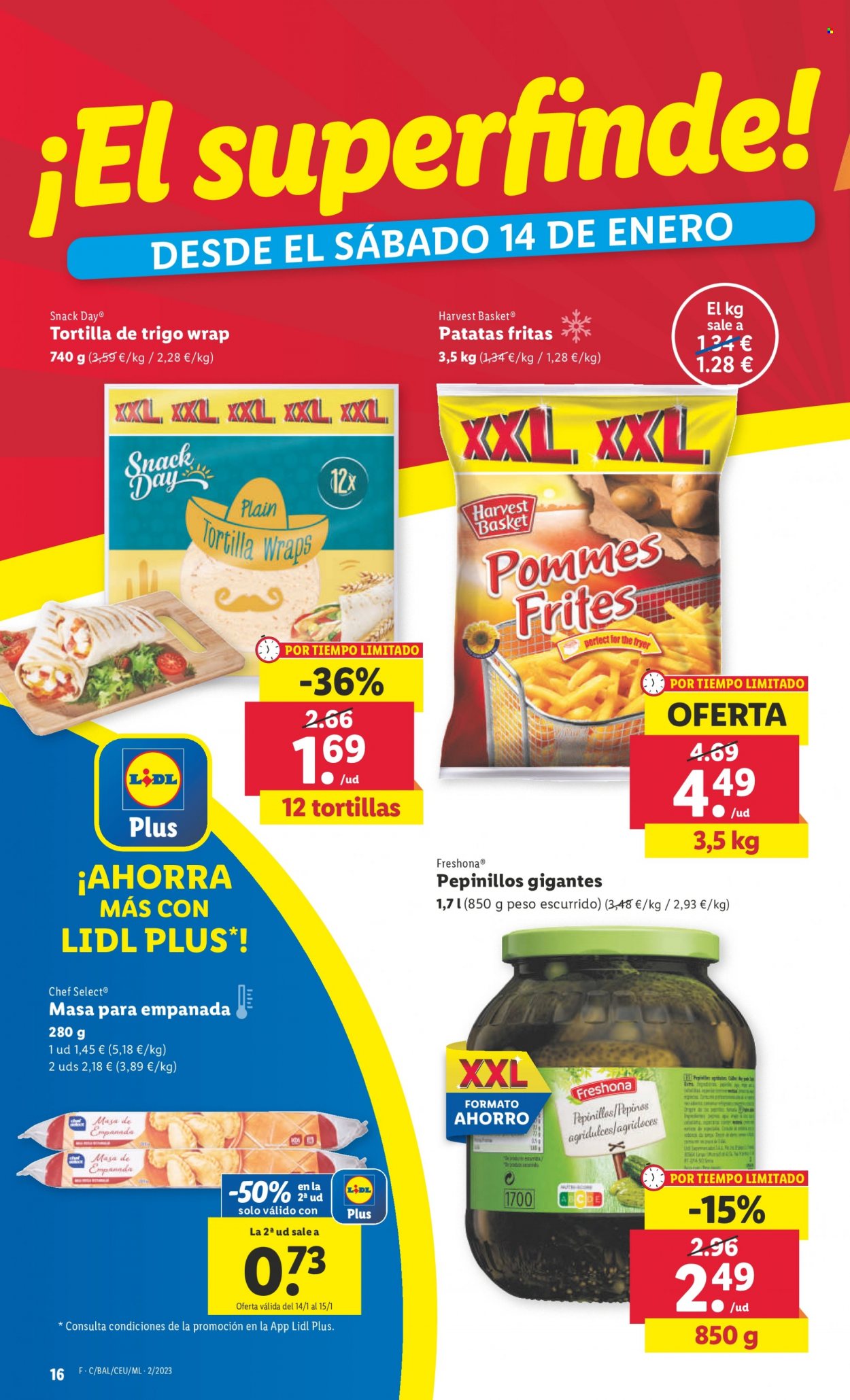 Folleto Lidl - 12/01/23 - 18/01/23. Página 16