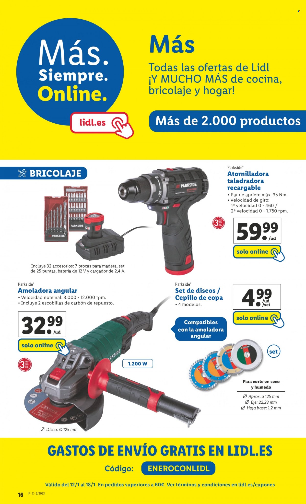 Folleto Lidl - 12/01/23 - 18/01/23. Página 16