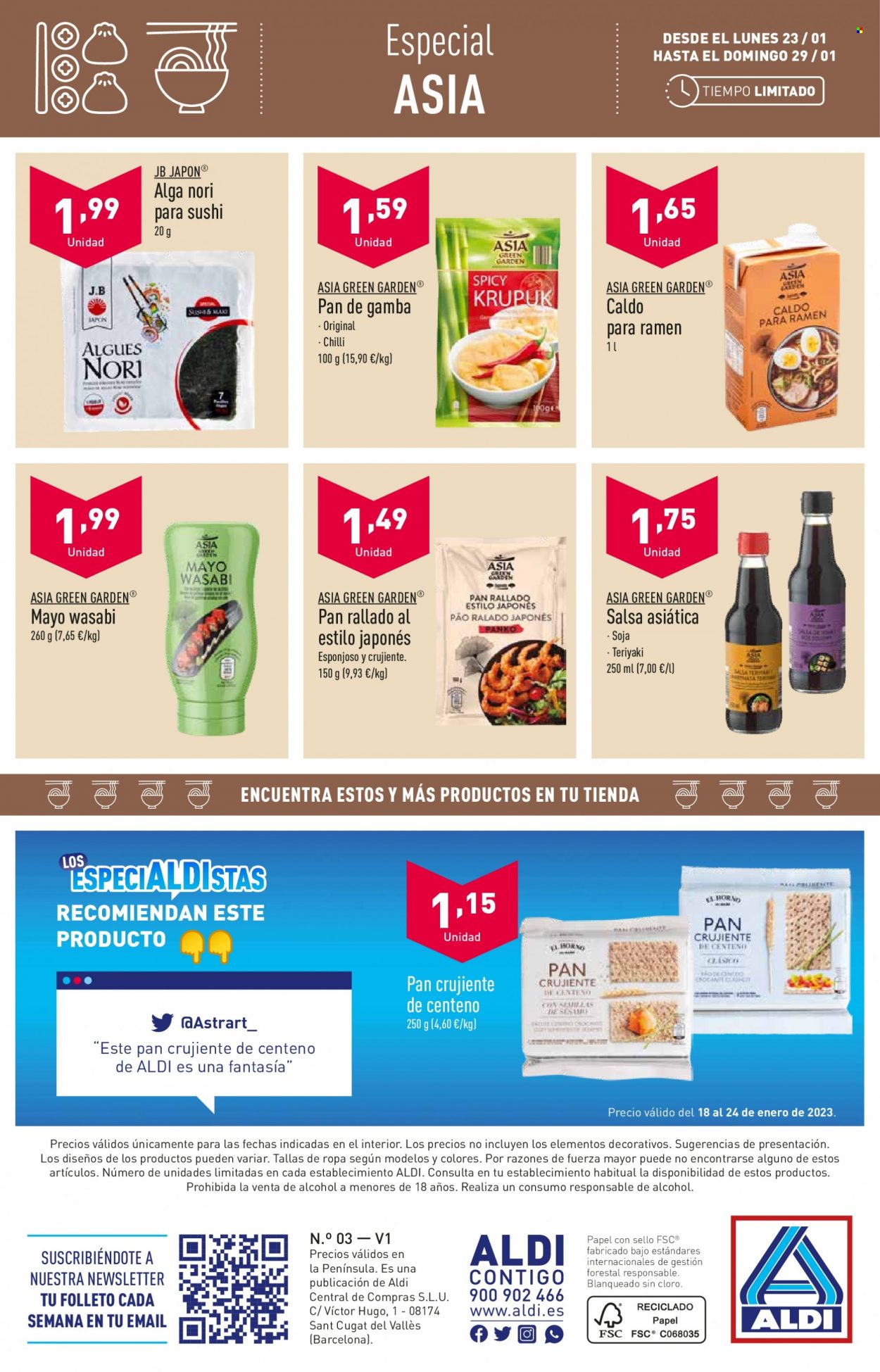 Folleto Aldi - 18/01/23 - 24/01/23. Página 25